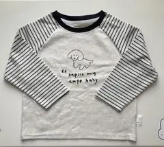 【新品未使用】韓国風 ロングTシャツ　保育園着 100cm