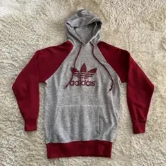 USA製/adidas/アディダス/スウェットパーカー/トレフォイルワッペン