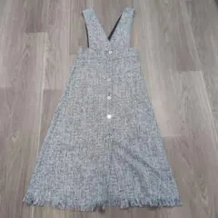 ツイードワンピース ロングワンピース