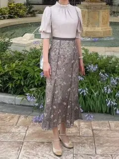 SNIDEL ジョーゼットワンピース