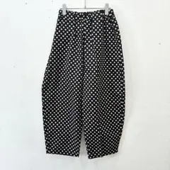 NARU ドット ノッポパンツ バルーンパンツ ネイビー 日本製 - メルカリ