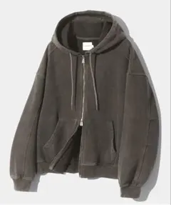 OHOTORO Nap Waffle Zipper Hoodie M チャコール - メルカリ