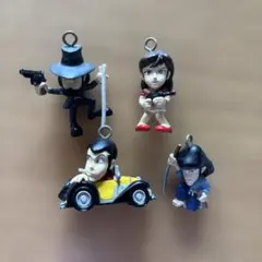 ルパン三世 ミニフィギュア ストラップ 4種セット