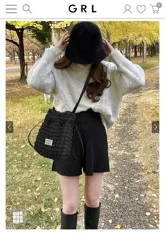 GRL(グレイル)ファーバケットハット[dd322a] 新品未使用品