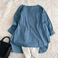 美品✨綺麗カラー✨Demi-Luxe BEAMS オーバーサイズ プルオーバー