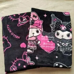 My Melody & Kuromi 　ハローキティ　フェイスタオル