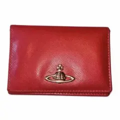 Vivienne Westwood ICカードケース レッド 高級感