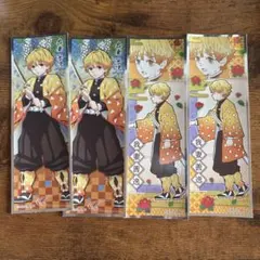 鬼滅の刃 我妻善逸 ステッカー 4枚セット