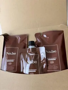 Na.be（ナイブ）ヘアカラーシャンプー チョコレートブラウン 2本セット