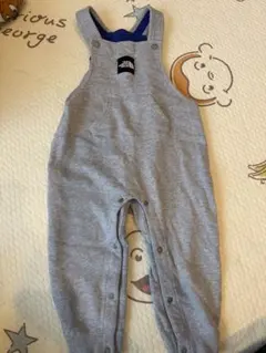 ノースフェイス　オーバーオール　90cm ブルー　グレー