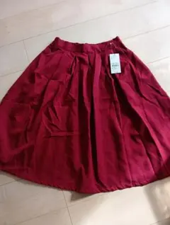 ボルドー フレアスカート Fサイズ