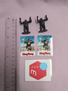 当時物　キングコング　ミニ　フィギュア　ビンテージ　2体