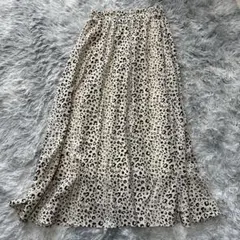レオパード柄 ロングスカートのサムネイル