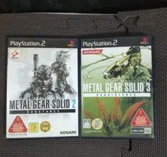 METAL GEAR SOLID メタルギアソリッド 2 3 セット 中古