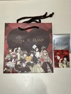【ショッパー付】GODIVA × CLAMP 特典ステッカー　壱原侑子 モコナのサムネイル