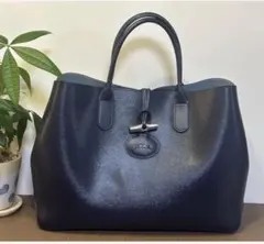 Longchamp ロンシャンロゾトートバッグ ネイビーのサムネイル