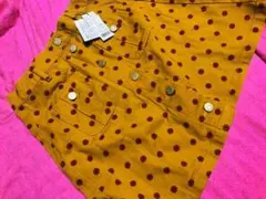 新品未使用タグ付❤︎スピンズWEGOデイジー柄タイトミニスカート❤︎からし色イエロー
