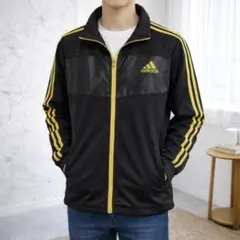 adidas ジャージ【普段使い】ジップアップ L ブラック クライマライト