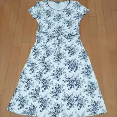 LAURA ASHLEY 花柄 半袖ワンピース SIZE 13