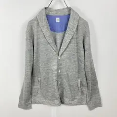 TAKEO KIKUCHI タケオキクチ ショールカラー カーディガン リネン混