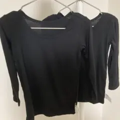 [新品]UNIQLO ヒートテックUネックTシャツ100cm 2枚セット 双子