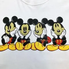 90s USA製 Disney Store ミッキー シルエット Tシャツ - メルカリ