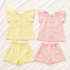 美品【140】Ampersand♡パジャマ　半袖　女の子のサムネイル