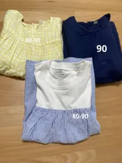 無印良品　トップス　3枚セット　80-90cm