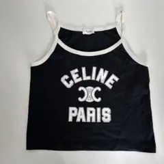 CELINE セリーヌ　キャミソール　タンクトップ　トリオンフ　コットン　Mのサムネイル