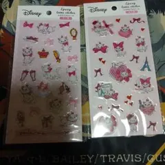 Disney マリーキャット エポキシシール 2枚セット