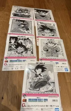 一番くじ DRAGONBALL40th ～其之一～ G賞クリアファイル7種セット