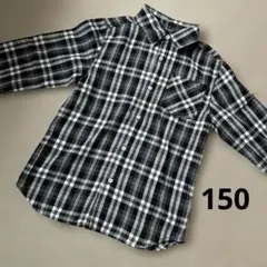 新品未使用 BACK&FORTH チェックシャツ 150サイズ 品番56011