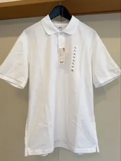 【美品】ユニクロ　UNIQLO ポロシャツ　白　ユニセックス