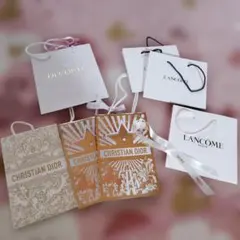 クリスチャン・ディオール、ランコム、デコルテのショップ袋セット