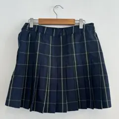 チェック プリーツスカート レトロ ミニスカート