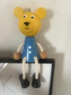 MIVA VACOV ミヴァ・ヴァコフ社　木製おすわり人形　くま　バネなし
