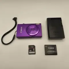 ​【SD付】Canon IXY 430F パープル 動作品（※フラッシュ難あり）のサムネイル