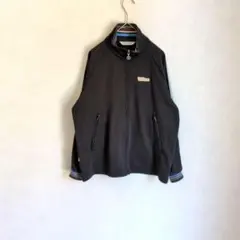 wilson　ジップアップ　ジャージ　ロゴプレート　トラックジャケット　S　黒