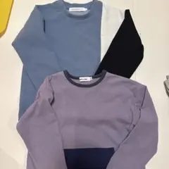 Noel aime Bebe パープル トレーナー　セット 110