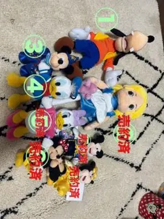 ディズニー・ぬいぐるみバッジセット