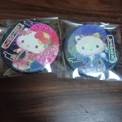 サンリオ ピューロランドネオナツマツリ ディアダニエル 缶バッジ