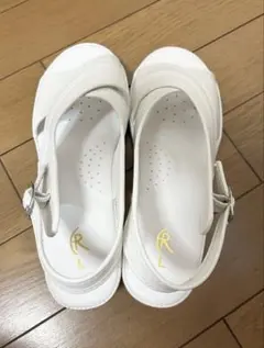 ナースサンダル オフィスサンダル ホワイト Lサイズ