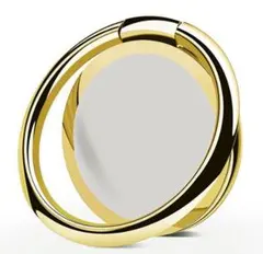 スマホリング 3㎜ 金 携帯リング リングホルダー 落下防止 薄型 マグネット