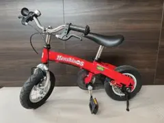 手渡し希望】2歳〜の小さいサイズ へんしんバイクS赤 ペダル装着済み