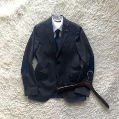 美品>LARDINI easy wear 新ロゴ ブラウン ジャケット 48 - メルカリ