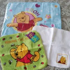 【新品】Disney  くまのプーさんハンドタオル（3枚セット）