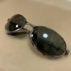 B&L RAY BAN メタルフレーム オーバル型 偏光サングラス