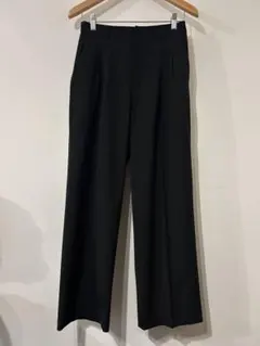 H BEAUTY&YOUTH｜ハイウエスト ツイル バレルパンツ 黒 S - メルカリ