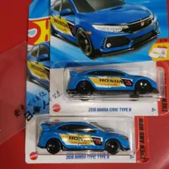 ホットウィール 2018 ホンダ シビック タイプR（FK8型）ブルー - メルカリ