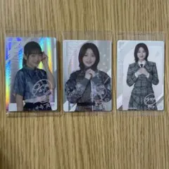 櫻坂46 小島凪紗 ローソン限定 ツインウエハース プラカード 3枚セット